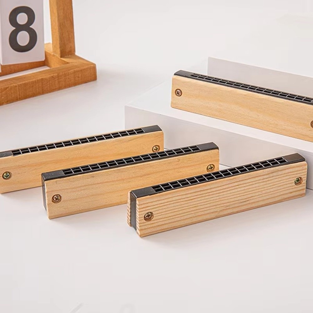 Musical Instrument Diy For Kids - クリエイティブ DIY リトルハーモニカ白胚木製滑らかなエッジ楽器 16 穴子供メロディカ子供の早期教育
