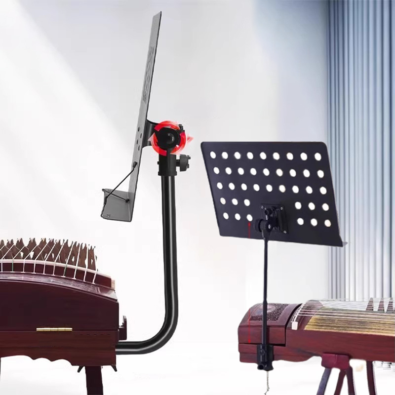 Musical Instrument Guzheng - 古筝譜面台 金属製 調節可能 クリップ式 楽譜スタンド 練習用