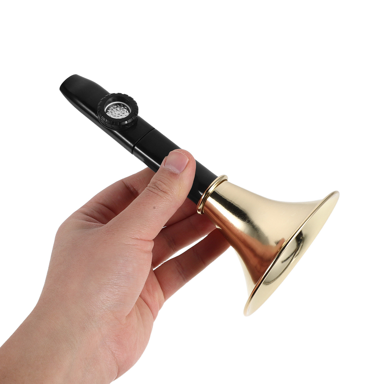 Musical Instrument Trumpet - 金属製カズーフルートトランペットダイアフラムマウス楽器管楽器、初心者向けスキル練習用収納ボックス付き