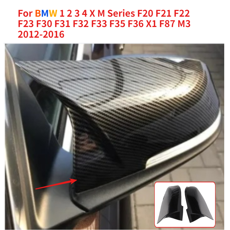 Musical Instrument Trumpet - 2個入り 光沢仕上げ ホーン付き リアビューミラー BMW 1
