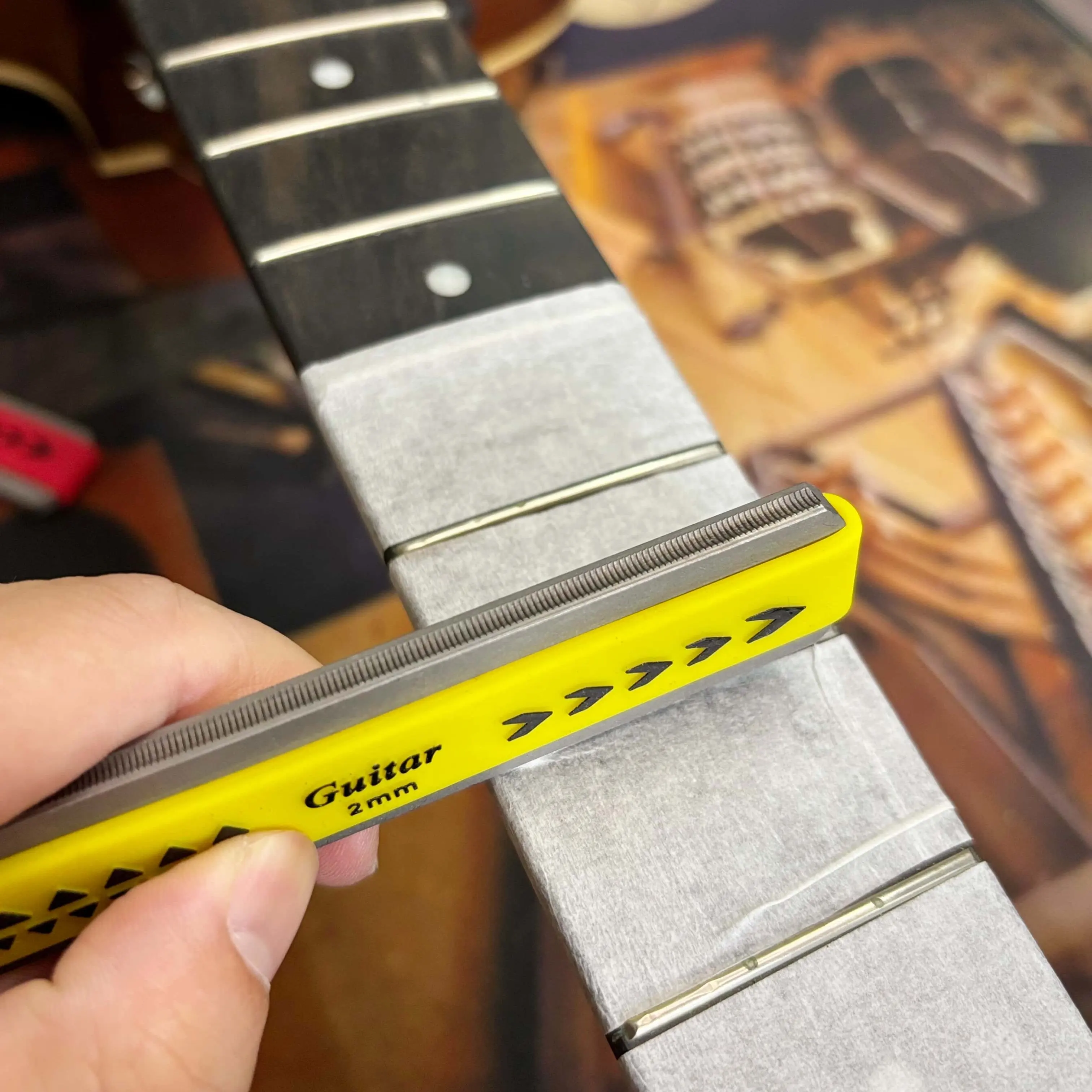 ギター ウクレレ 弦楽器 指板 フレット クラウニングファイ - Musical Instrument Note のレビューと価格