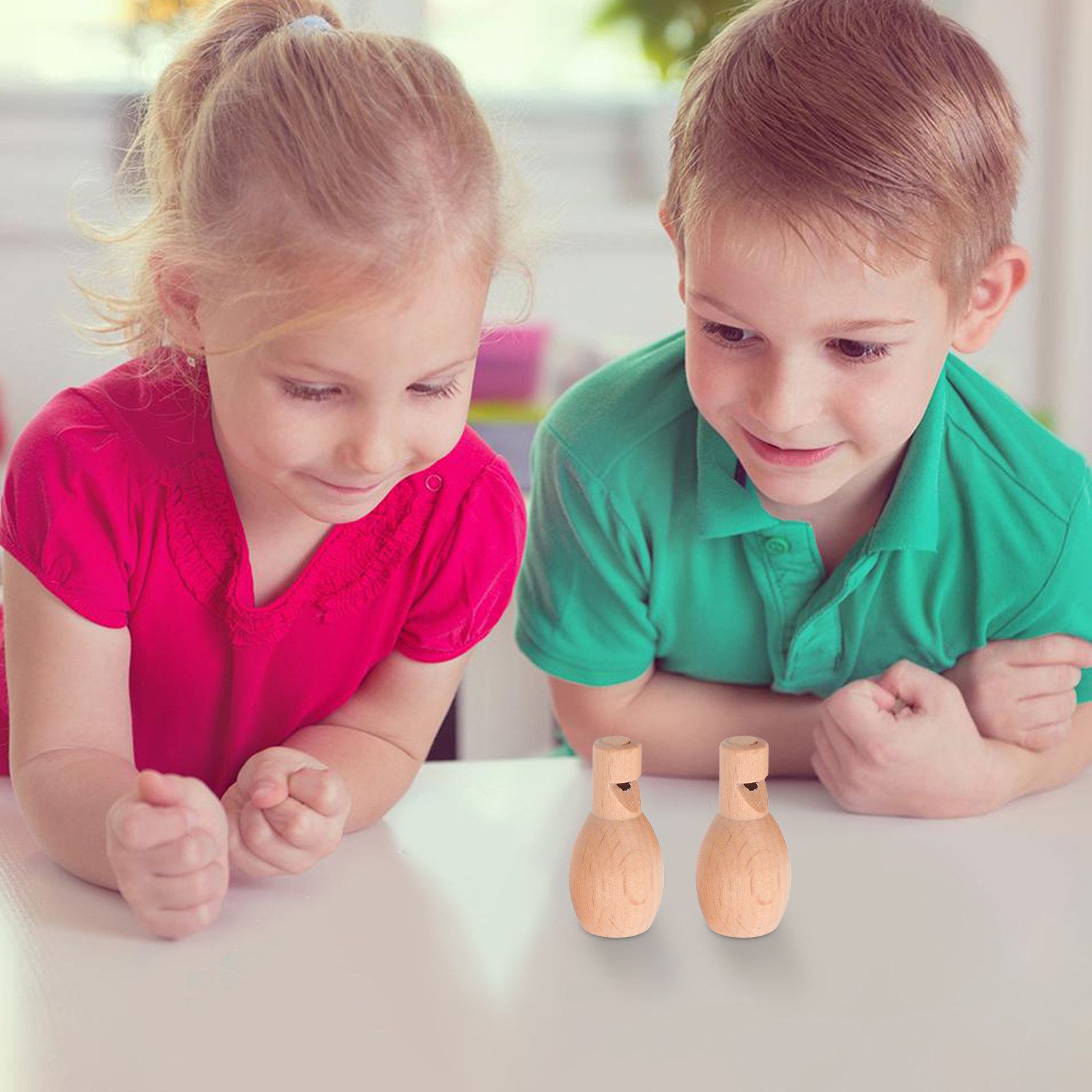 3 個の小さな木製ホイッスル子供用楽器天然無垢材未仕上げ表面 - Musical Instrument Diy For Kids のレビューと価格
