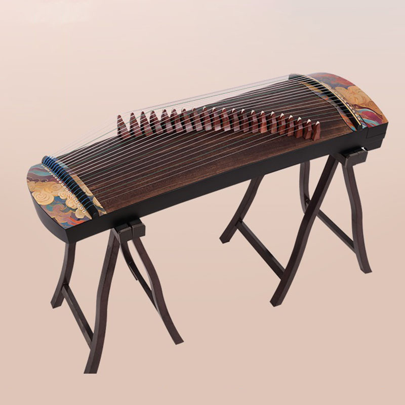 手作り中国古琴ポータブルパフォーマンス小型古筝初心者練習プロ - Musical Instrument Guzheng のレビューと価格