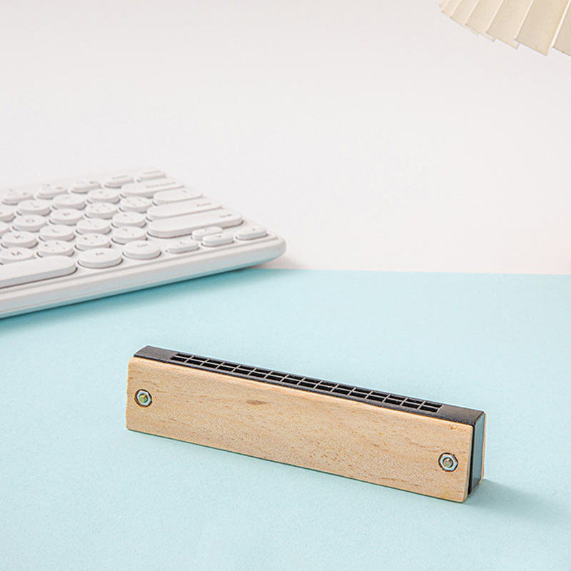 新しいDIY白木製16穴リトルハーモニカ楽器子供早期教育啓蒙 - Musical Instrument Diy For Kids のレビューと価格