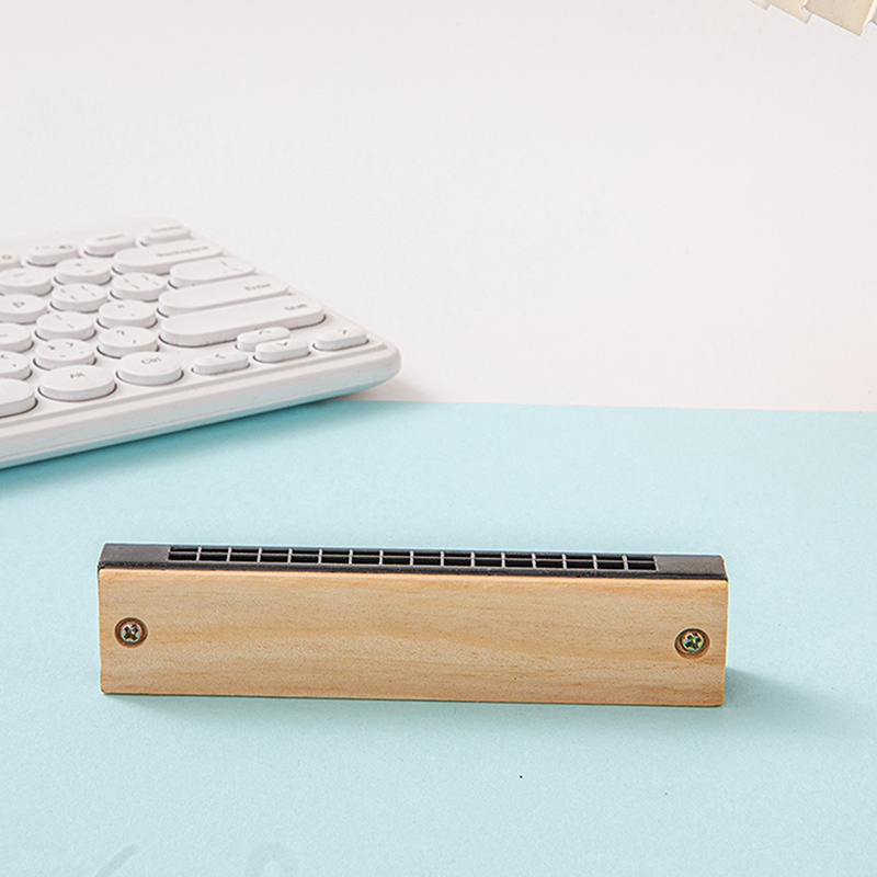 新しいDIY白木製16穴リトルハーモニカ楽器子供早期教育啓蒙 - Musical Instrument Diy For Kids のレビューと価格