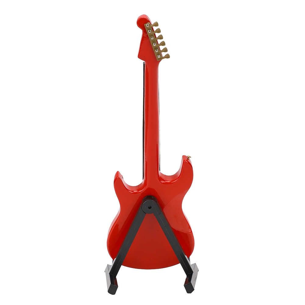 ミニチュア赤いエレキギターモデル楽器工芸品装飾品ギフト - Musical Instrument Music のレビューと価格