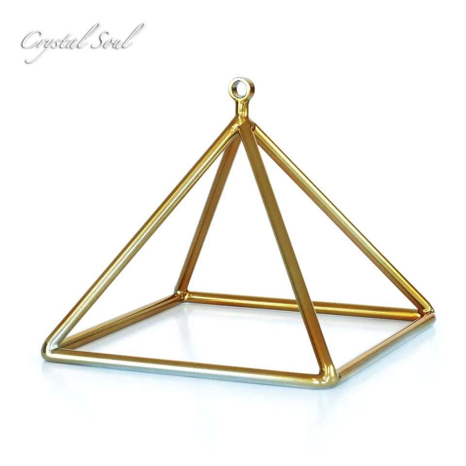 432Hz 12インチ クリスタルピラミッド ゴールド ミュ - Musical Instrument Triangle のレビューと価格