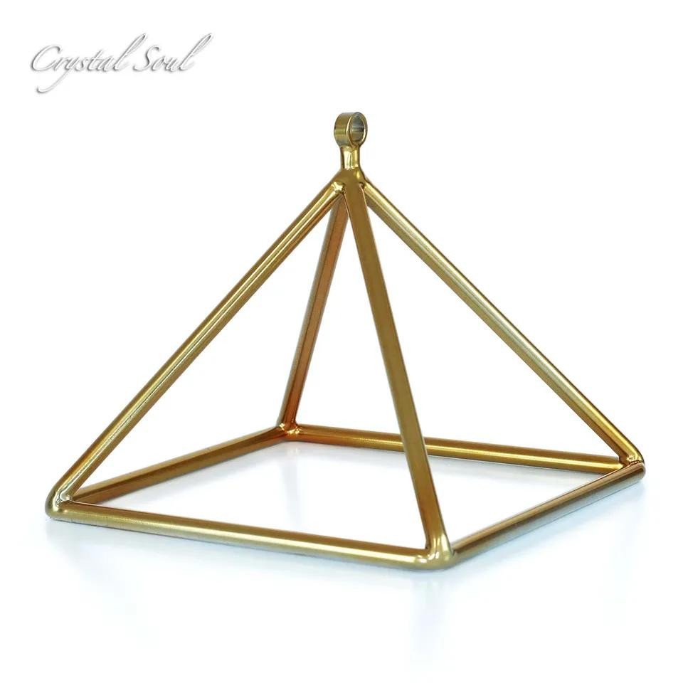 432Hz 12インチ クリスタルピラミッド ゴールド ミュ - Musical Instrument Triangle のレビューと価格