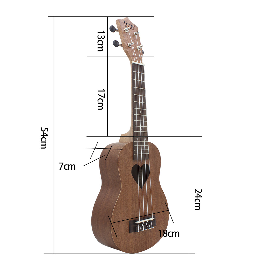21 インチ ウクレレ ハワイアン ギター ソプラノ 初心者 - Musical Instrument Note のレビューと価格
