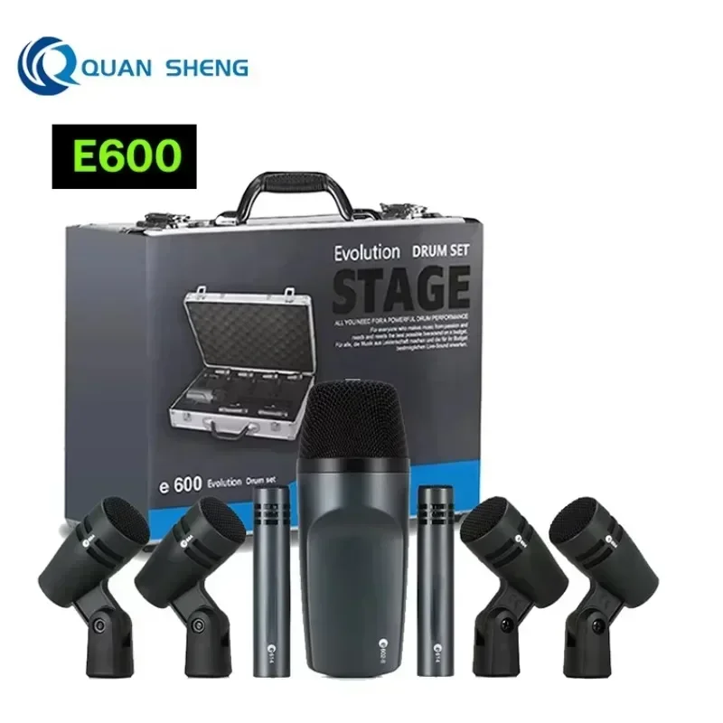 在庫あり E600 ドラムマイクキット カーディオイド楽器用 - Musical Instrument Music のレビューと価格