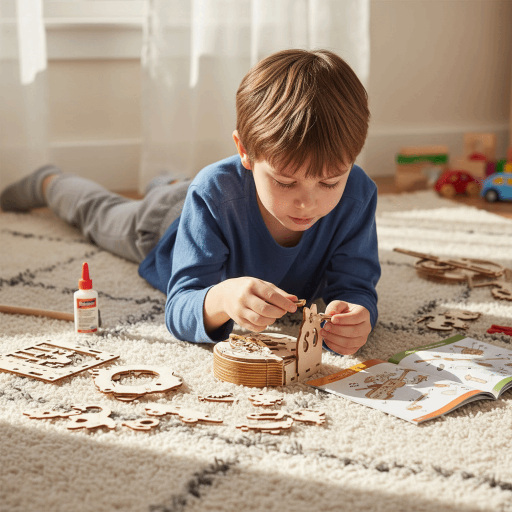 子供向け落書き可能な3Dパズル木製素材楽器組み立てDIY組み - Musical Instrument Diy For Kids のレビューと価格