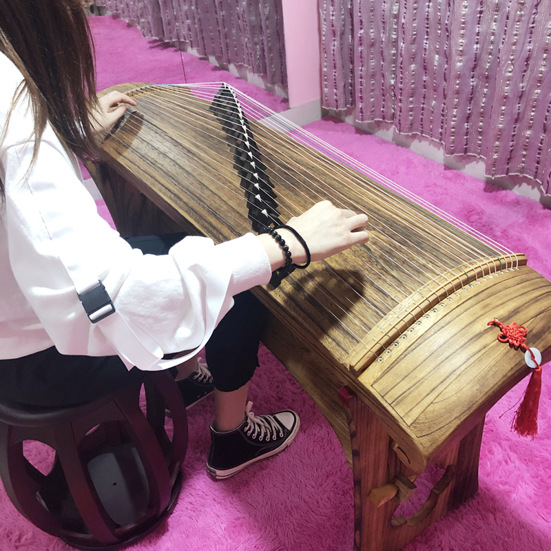 ミニ古筝ポータブルハーフゼン21弦ツィター大人子供演奏試験指 - Musical Instrument Guzheng のレビューと価格