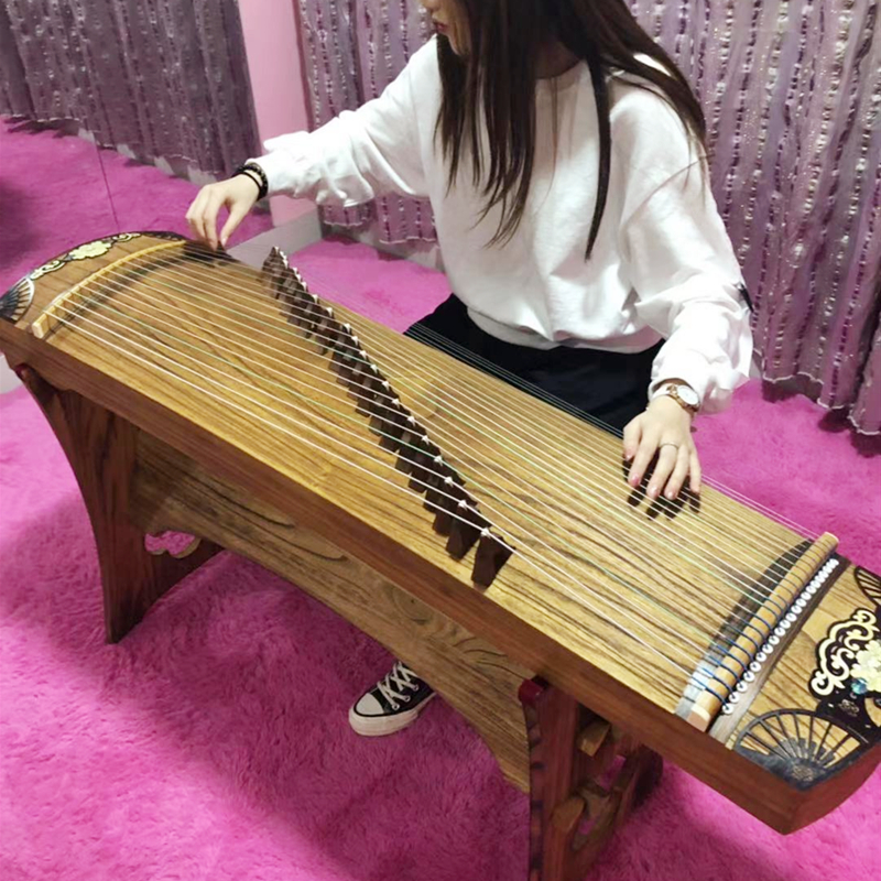 ミニ古筝ポータブルハーフゼン21弦ツィター大人子供演奏試験指 - Musical Instrument Guzheng のレビューと価格