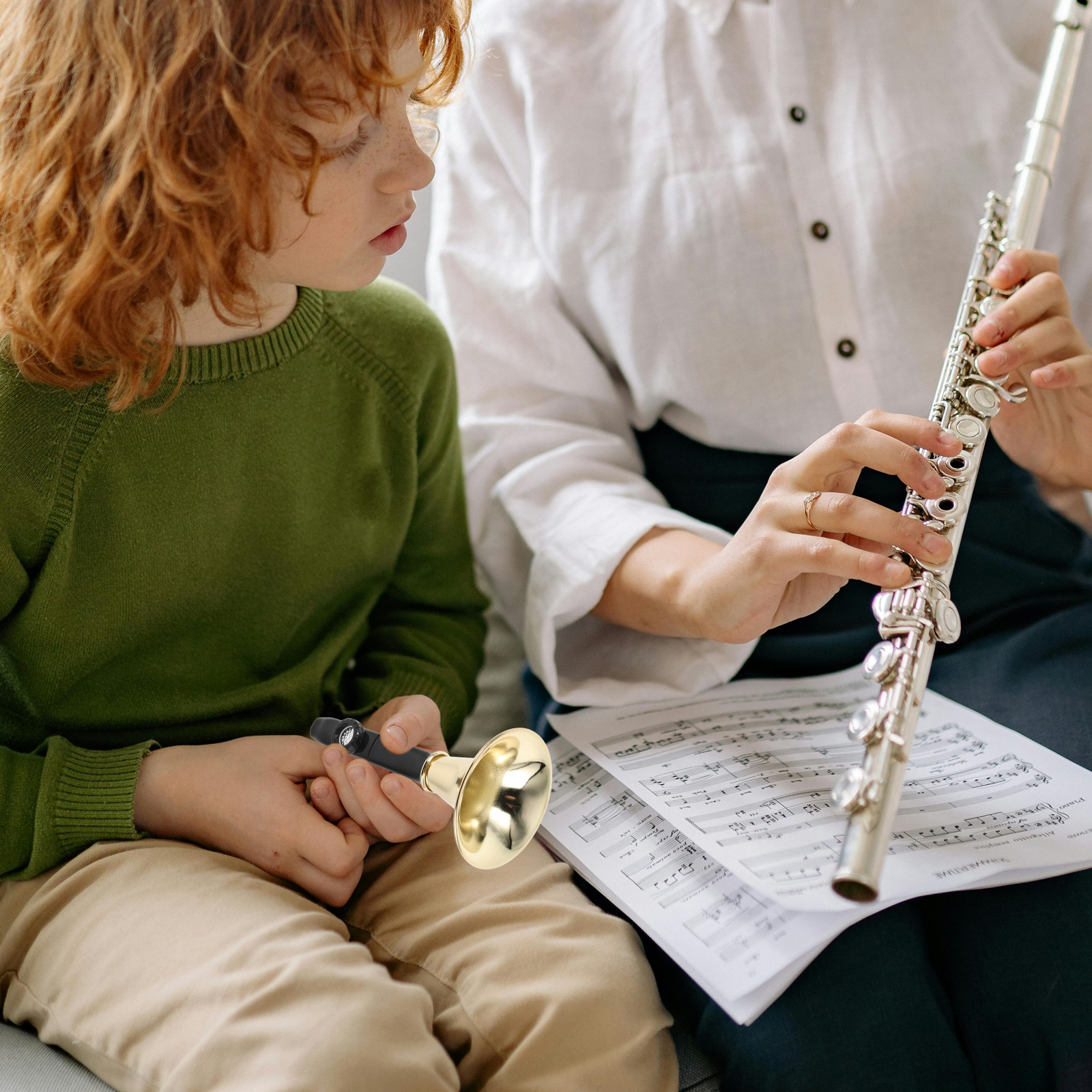 金属製カズーフルートトランペットダイアフラムマウス楽器管楽器 - Musical Instrument Trumpet のレビューと価格