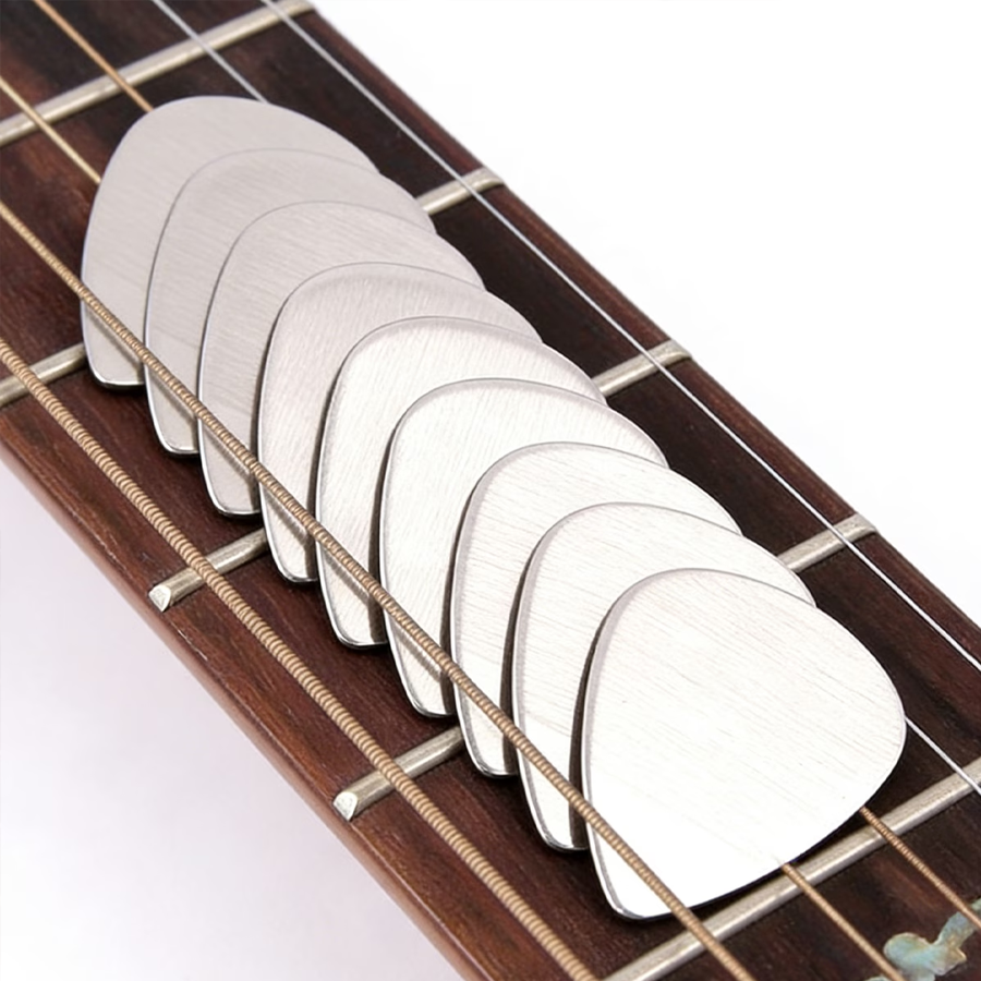 6/12/20 個ステンレス鋼ギターピック弦楽器 0.3 ミ - Musical Instrument Organ のレビューと価格