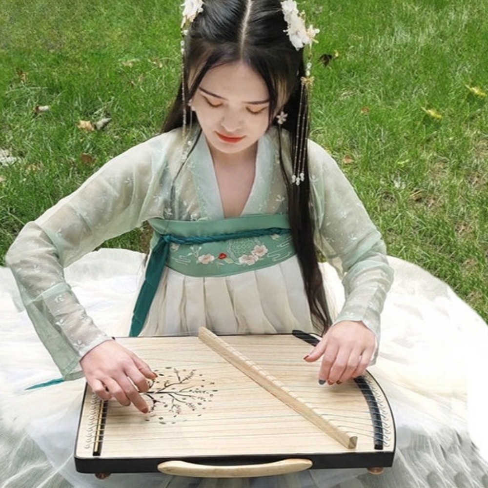 木製 21 弦ミニ Guzheng プロの指テクニックトレー - Musical Instrument Guzheng のレビューと価格