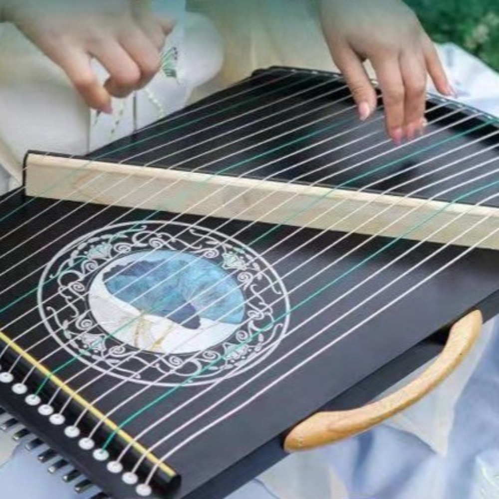 木製 21 弦ミニ Guzheng プロの指テクニックトレー - Musical Instrument Guzheng のレビューと価格