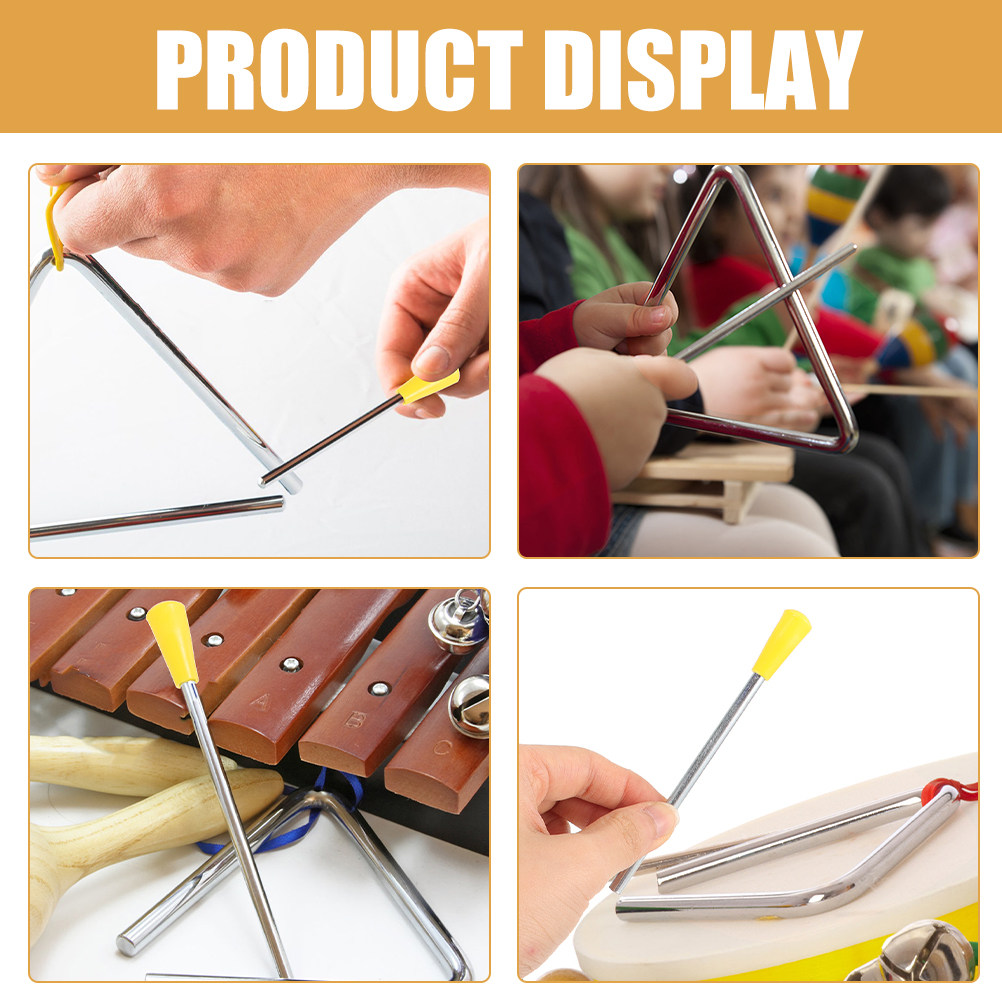 8本セット トライアングルアイアンマレット プロフェッショナ - Musical Instrument Triangle のレビューと価格