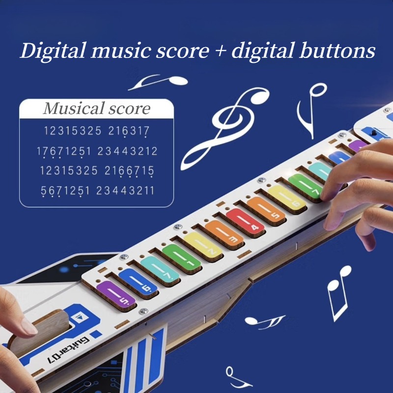 DIY ストリングレスエレキギターキット子供科学技術教育玩具 - Musical Instrument Diy For Kids のレビューと価格