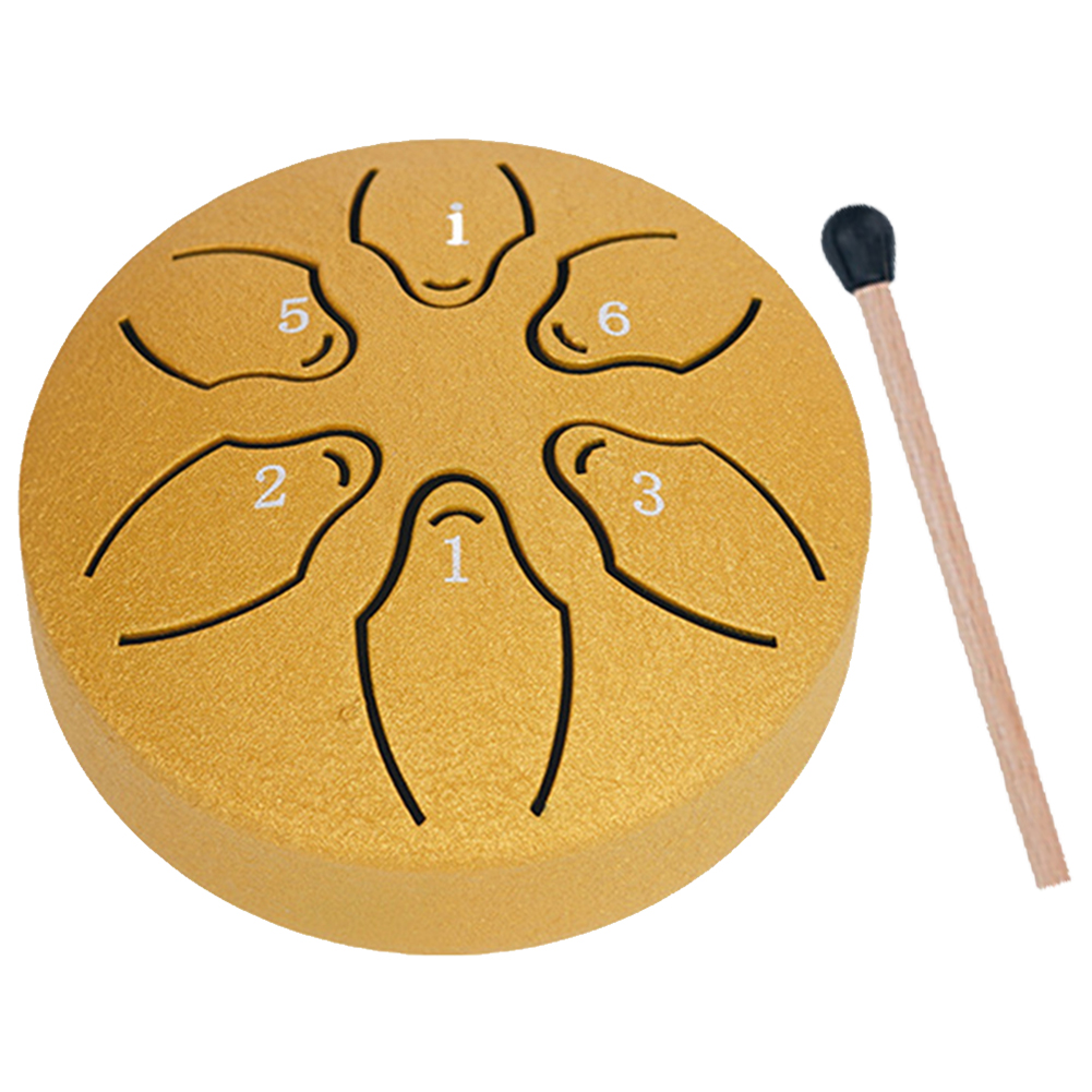 3インチ6音レインドラム、屋外用スチールタンドラム、ヨガ用パ - Musical Instrument Note のレビューと価格