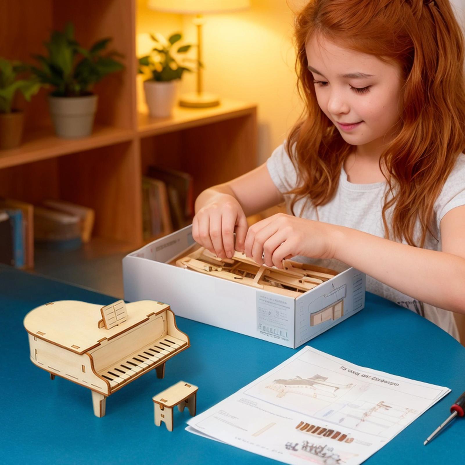 DIYオルゴールキット 木製楽器模型 DIY素材 おもちゃ  - Musical Instrument Diy For Kids のレビューと価格